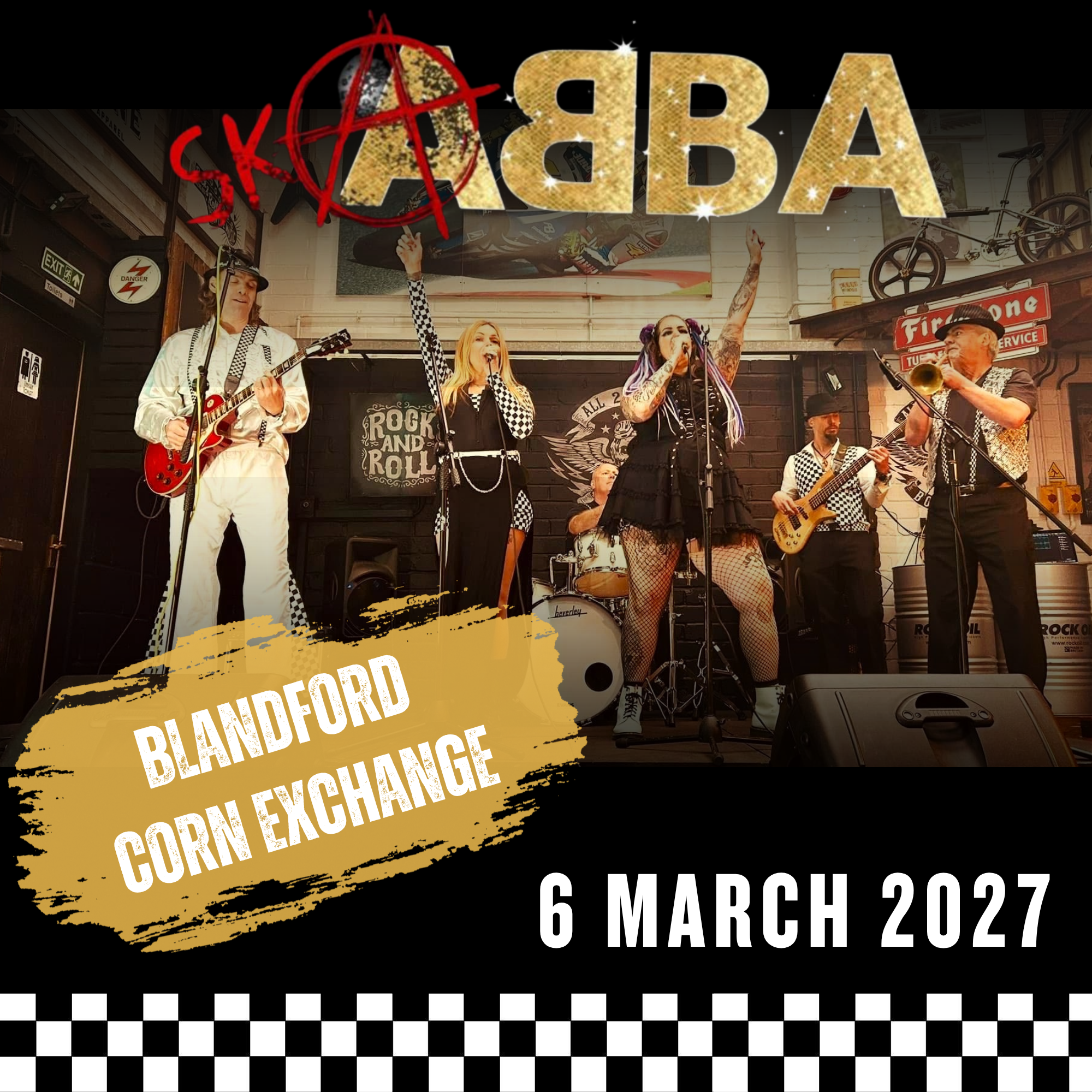 SkABBA - Ska meets ABBA! - Blandford - 6 March 2027 SkABBA - Ska meets ABBA! - Blandford - 6 March 2027